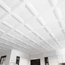 Art3d 24-Pack Square Drop Ceiling Tile 2ft x 2ft in White, PVC Ceiling Panel 24 x 24in. - Compatible with 15/16" Drop Ceil Grid System