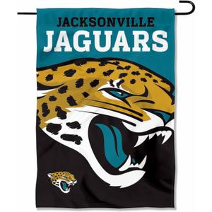 WinCraft Jacksonville Jaguars Large Logo Double Sided Garden Banner Flag