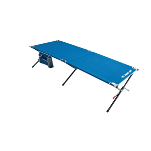 Rio Gear Foldable Polyester Camping Cot, Blue 80x32x19 Inch