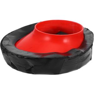 Toilet Flange Repair Kit Leakproof Wax Ring Rubber Toilet Seal for Offset Installation Toilet Gasket for Heavy Duty Flange Replacement