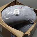 Momcozy Pregnancy Pillow, Original F Shaped Maternity Pillow for Pregnant Women with Adjustable Wedge Pillow, Full Body Support Pregnancy Pillows for Side Sleeping with Velvet Cover, Grey