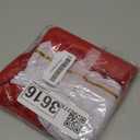 Christmas Stockings Mini Set of 6, 8.3 Red Christmas Stocking Luxury Classic Hanging Ornament Decorations for Xmas Decoration, Fireplace Hanging Christmas Decorations