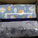 The Honest Company Comfort Dry Overnight Diapers, Up to 12 Hours Protection, Hypoallergenic, Fragrance-Free, Cozy Cloud + Star Signs, Club Box Size 6 (35+ lbs), 34 Count