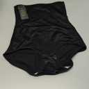 Werena Tummy Control Shapewear Panties for Women High Waisted Body Shaper Slimming Shapewear Underwear Girdle Panty (Small, Black-smooth Fabric)