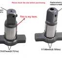 N415874 1/2 Anvil Fits Cordless Impact Wrench Kit,Detent Pin Anvil,Driver Spindle Hammer Block For DCF899 DCF899B DCF899M1 DCF899P1 DCF899P2 Impact Wrench(This is not suitable for dcf899 type4)