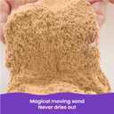Kinetic Sand, 11lb (5kg) Natural Brown Play Sand for Arts and Crafts, Sandbox, Amazon Exclusive (Packaging May Vary), Moldable Sensory Toys for Ages 3 and up