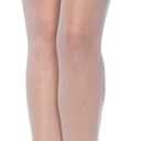 Leg Avenue womens Satin Bow Accent Lace Top Thigh Highs (White)