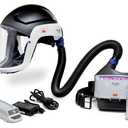 3M PAPR Respirator, Versaflo Powered Air Purifying Respirator Kit, TR-300N+ HIK, Heavy Industry, Hard Hat Assembly, All-in-One Respiratory Protection for Particulates, NIOSH Approved, Grinding