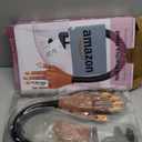 LIONVISON Practice Hand for Acrylic Nails - Flexible Movable Practice Nail Hand with 100 Pcs Refill Nail Tips