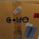 Coolife Medium Checked Luggage Hardside PC+ABS Suitcase with TSA Lock, Lightweight Rolling Carry On with Spinner Wheels(Charcoal, 24in)