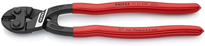 KNIPEX Tools - CoBolt Compact Bolt Cutter With Notched Blade (7131250), 10-Inch