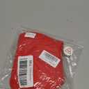 YMISAN Women's Bikini Swim Bottom Briefs Ribbed High Cut Mid Waist Cheeky Bathing Suit Bottom Red Size L