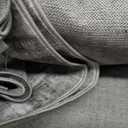 Machine Washable Area Rugs 8x10, Large Modern Abstract Rugs for Living Room Grey Indoor Floor Non-Shedding Carpets for Bedroom Dining Farmhouse Home Office | Grey