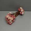 Floroom Ranunculus Artificial Flowers 18 Pcs Dusty Rose Faux Silk Mini Ranunculus Bulk Fake Wedding Filler Flowers for DIY Bouquets, Centerpieces, Bridal Shower Decorations & Arrangements