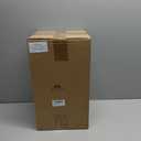 Glooglitter 2 Pack Fixture Replacement Globe Shade 8 Inch Diameter E26 Base 15/8 Inch Fitter Round Glass Globe Lampshade Cover for Pendant Wall Sconce Chandelier Vanity Light (Clear)