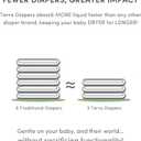 Terra Training Pants Size 4: 85% Plant Based Pull-Up Style Diapers, Ultra-Soft & Chemical-Free for Sensitive Skin, Superior Absorbency, Perfect Overnight Diapers, for Toddlers 22-30 Pounds, 16 Count