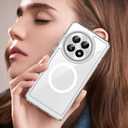 OnePlus 13 Case Clear Compatible with MagSafe, Built-in Magnetic Ring Slim Rugged Bumper Cover Shockproof (Clear)