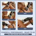 AxBerry Massage Gun Deep Tissue, Body Massager, Percussion Massage Gun, Handheld Massage Gun for Back Shoulder Muscle Pain Relief, Portable Quiet Professional Muscle Gun Mini Massager