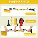 32" Telescoping Snow Brush for Car with Detachable Handle  an Extra-Wide Snow Brush and Ice Scraper for Car Windshield Window. The Ultimate Snow Scraper Brush for SUV & Trucks.