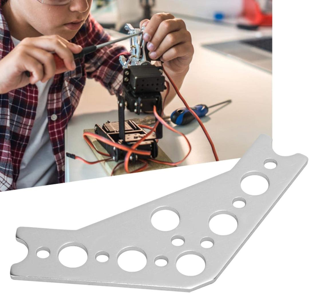 10 Pcs Gusset, 120 Degree Bracket, 7005 Aluminum Robotic Connection Gusset Bracket Corner Brace Board Join Structural Components Robotics Connector Bracing Boards aluminum bracket for TETRIX PRIME