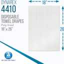 Dynarex Disposable Towel Drapes, Sterile, 18" x 26," for Medical & Surgical Use, Poly-Interlined Lining, Protect from Contaminants, 1 Box of 50 Drapes
