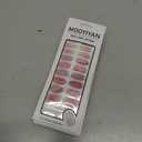 10 x MOOYIYAN Gloss Nail Strips|Uv Free|22 Pcs,Gel Nail Stickers|Long Lasting Two Weeks and Easy to Apply&Remove|Dazzle Pink