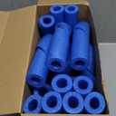 Frienda 8 Pack Spiral Foam Noodles for Crafts, 1.6 x 30 Inch Blue Pool Noodles Foam Tubes Cylinder Rods for DIY Wreaths, Holiday Decorations, Christmas Trees, Modeling, and Crafts Supplies