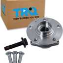 TRQ Front Rear Wheel Bearing & Hub Assembly with ABS Sensor Compatible with 2015-2020 Audi A3 A3 Quattro 2017-2018 A3 Sportback e-tron 2019-2023 Q3 2022-2023 RS3 S3 2016-2023 TT Quattro 2018-2022 TT