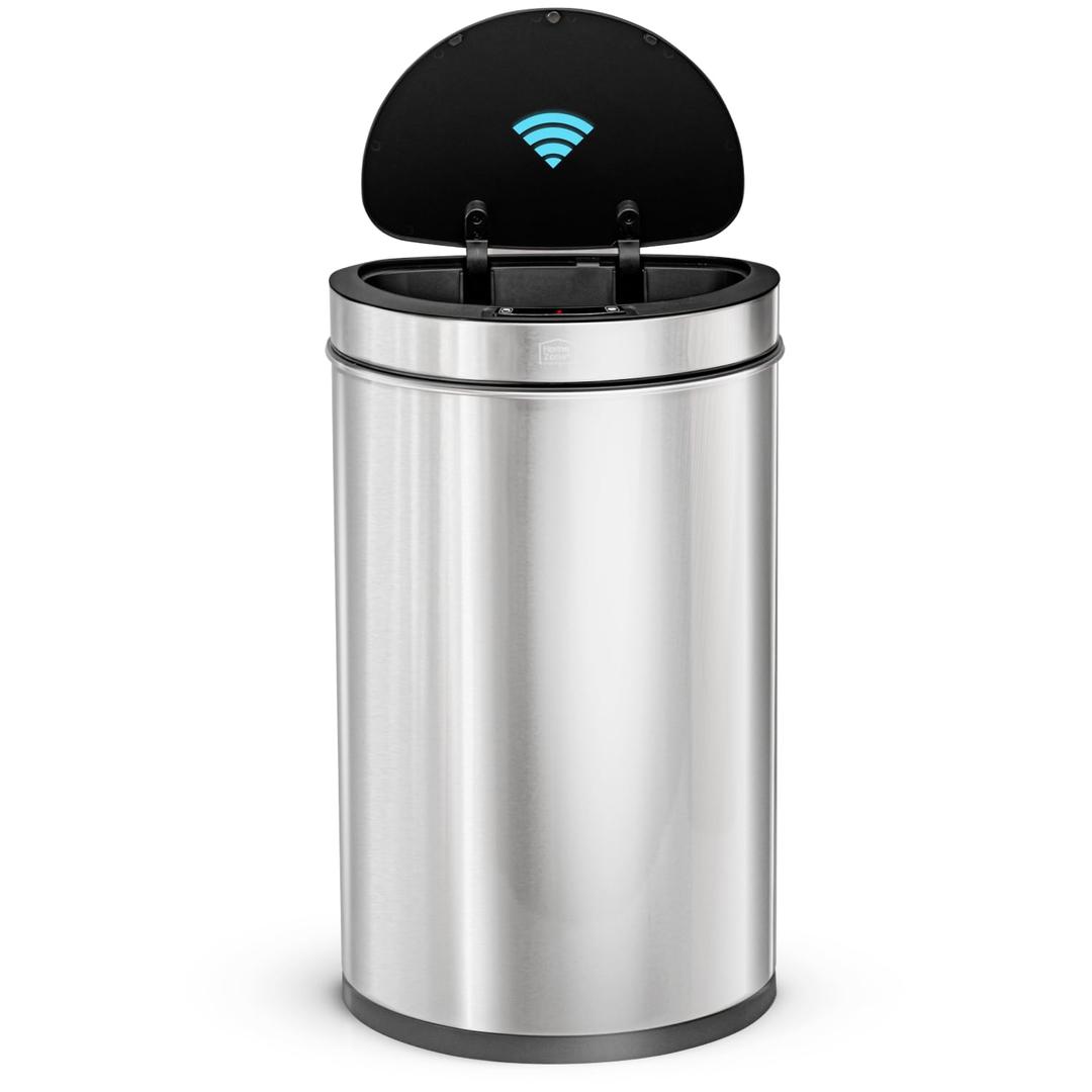 Home Zone Living 13 Gallon Motion Sensor Trash Can with Automatic Lid