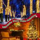 Meonum Chasing Christmas Lights, 8 Function Controller Clear Mini Bulbs Green Wire Indoor String Lights, 71 Feet Long Holiday Decor, for Christmas Tree(Multicolor,150 Bulbs)