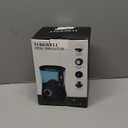 TUREWELL Water Dental Flosser for Teeth/Braces, Water Teeth Cleaner 8 Jet Tips and 10 Pressure Levels, 600ML Large Water Tank Oral Irrigator for Family(Black)