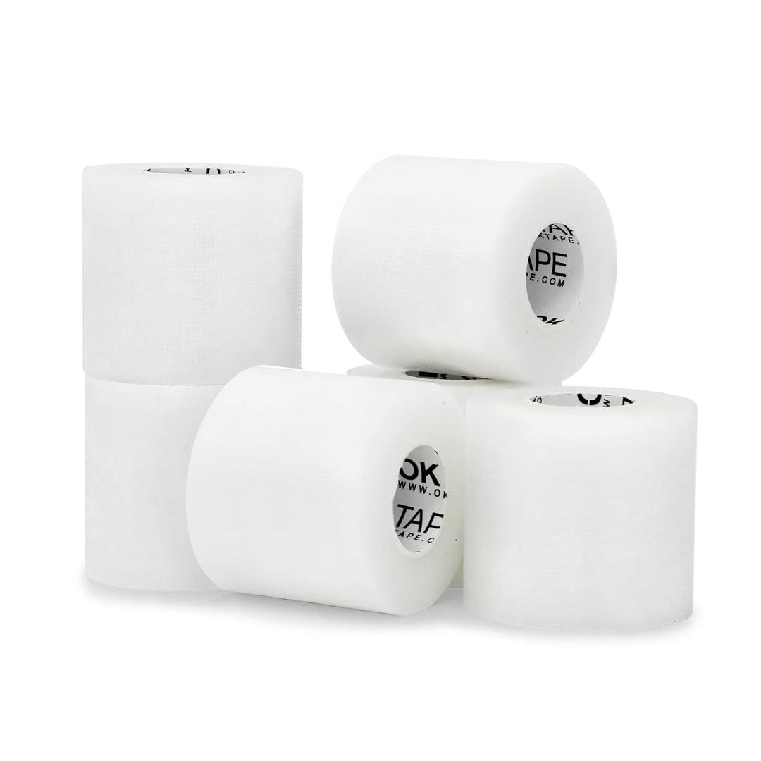 OK TAPE OKPore Transparent Medical Tape (Pack of 6) - First Aid Surgical Tape Hypoallergenic and Breathable for Wound Dressing Care, Latex Free, 2in x 10yds