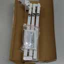 ZOFGENOW Clothes Drying Rack Wall Mounted Foldable, Retractable & Collapsible(TriFold) SpaceSaving Aluminum Laundry Drying Rack for Indoor & Outdoor Use  Laundry Rooms, Bathroom & Balconies (White)