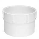 Cinsda 6" PVC DWV Female Adapter Pipe Fitting, Flush Sewer Cleanout Adapter for Drainage Piping System