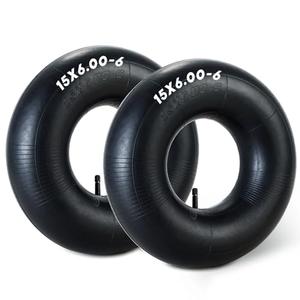 weyleity 2 Pack 15x6.00-6 Inner Tube | Durable Replacement Tire Tubes with TR-13 Valve Stem for Lawn Mowers, Go Karts, ATVs, Yard Tractors, Wheelbarrows, Golf Carts