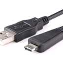 Replacement VMC-MD3 USB Data Sync Transfer Cable USB 2.0 Charging Cord Lead Compatible with Sony Cyber-Shot/Cybershot Digital Camera DSC-W350D W360 W380 W390 W570 TX100 TX66 and More (3.3ft/Black)