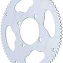 Qiilu 80T 25H Sprocket T8F Sprocket Steel 54Mm 80 Teeth 25H Rear Chain Sprocket for 47Cc 49Cc Dirt ATV Quad Minimoto Motorcycle