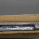 12Pack Wrought Iron Balusters 44 Inches Deck Balusters Combine 1/2" Square Plain Bar Balusters with Single Rectangle Metal Balusters Hollow Satin Black, GRMIKBU GB04
