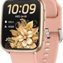 MorePro Fitness Tracker with 24/7 Heart Rate & Blood Pressure Monitor, Blood Oxygen & Sleep Tracker, Smart Watch with Step Calorie Counter, IP68 Waterproof Activity Tracker for Women Men Android iOS, Pink