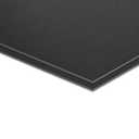 KAITELA Black ABS Plastic Sheet 18" x 24" x 0.060" Moldable Flexible Thermoplastic Board 1/16" Thick (1.5mm) for Craft Projects, Robotics Competitions - Textured & Smooth Surface, Pack of 2
