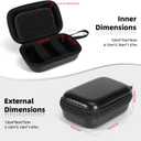 Digital Camera Carrying Case for Kodak PixPro FZ55/FZ53/FZ45/FZ43/C1, Shockproof and Water-Resistant, Portable Protective Case for Outdoor Use, Fits Camera, Batteries, Cable, Memory Card, 130*80*50mm