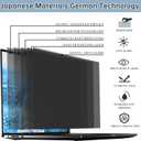 IPROKKO Laptop Privacy Screen 14 Inch 16:9 Aspect, Compatible with HP, Dell, Acer, Asus, Samsung, Lenovo Yoga & More, Removable Anti Blue Light Glare Spy Computer Monitor Filter Security Shield