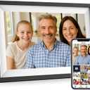 Uhale Digital Picture Frame WiFi with APP 10.1 inch IPS HD Touch Screen Loop Smart Digital Photo Frame Load Electronic Picture Frame Slideshow from Phone - Perfect for Displaying Memories (Black & White)
