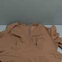 Long Black Formal Dresses for Women Gowns Evening Party Cocktail Dress,Split Elegant V Neck Wrap Ruffle Wedding Guest Dresses (XX-Large, Coffee)