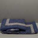 COSY HOMEER Kitchen Rugs Non-Slip 20x30/20x48 Inch Thick Polypropylene Standing Mat for Home Machine Washable, Blue