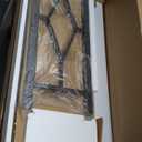 HOMISSUE Bookshelf, 3-Tier Rustic Short Bookshelf, Industrial Shelf Bookcase with Engineered Wood Shelves, Low Bookcase with Storage, Small Shelf for Living Room, Bedroom and Office, Rustic Brown