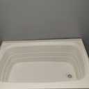 Lippert Replacement 24" x 36" Parchment Bathtub with Right Drain, Scratch-Resistant ABS Acrylic for RVs, Travel Trailers, 5th Wheels, Motorhomes - P2436RHSPK