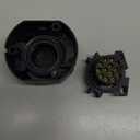 Trailer Socket Converter 12V 13pin Towing Socket Caravan Trailer Electrics Plug Adapter Suitable for European Standard Trailer Engineering Plastic housing Black