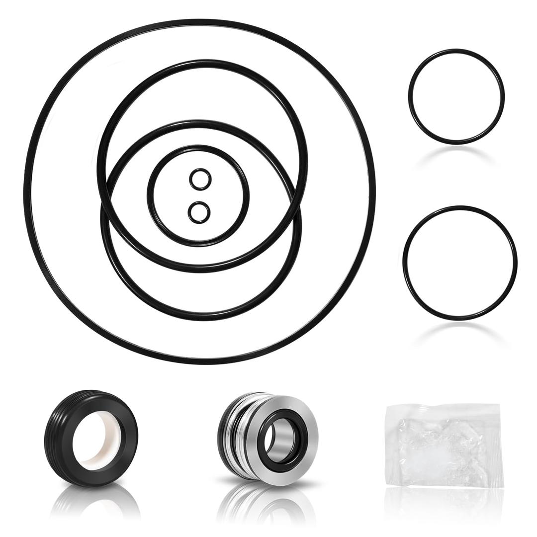 Complete Pump O-Ring Rebuild Repair Kit for Pentair Challenger High PSI, High Flow and Waterfall, Square Housing Gasket
