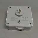 Multi Plug Outlet Extender, TESSAN Outlet Splitter with 8 Sockets and 3 USB (1 USB C), Wall Surge Protector with Power Switch, 3 Sided Multiple Wall Plug Extender for Home, Dorm Room, Office (White-Grey)